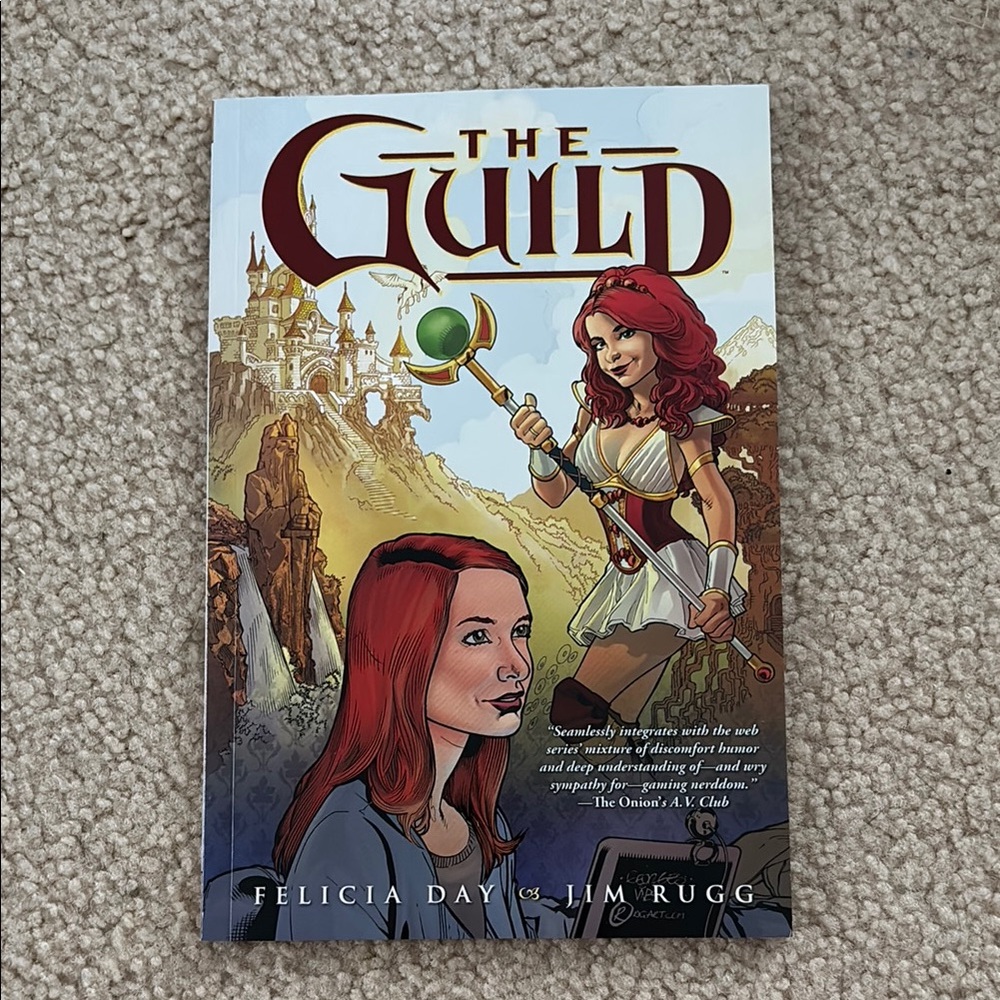 The Guild Graphic Novel with Red Cover Art